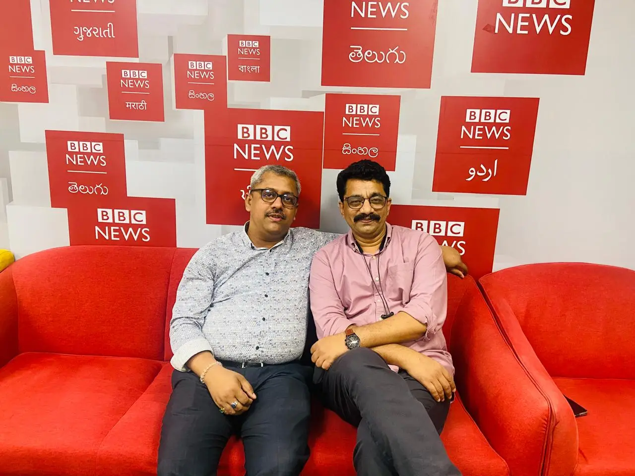 At the BBC News headquarters in Delhi